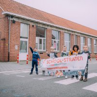 Hoogstraten test fietsstraat en schoolstraat uit